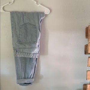 light wash boyfriend jeans